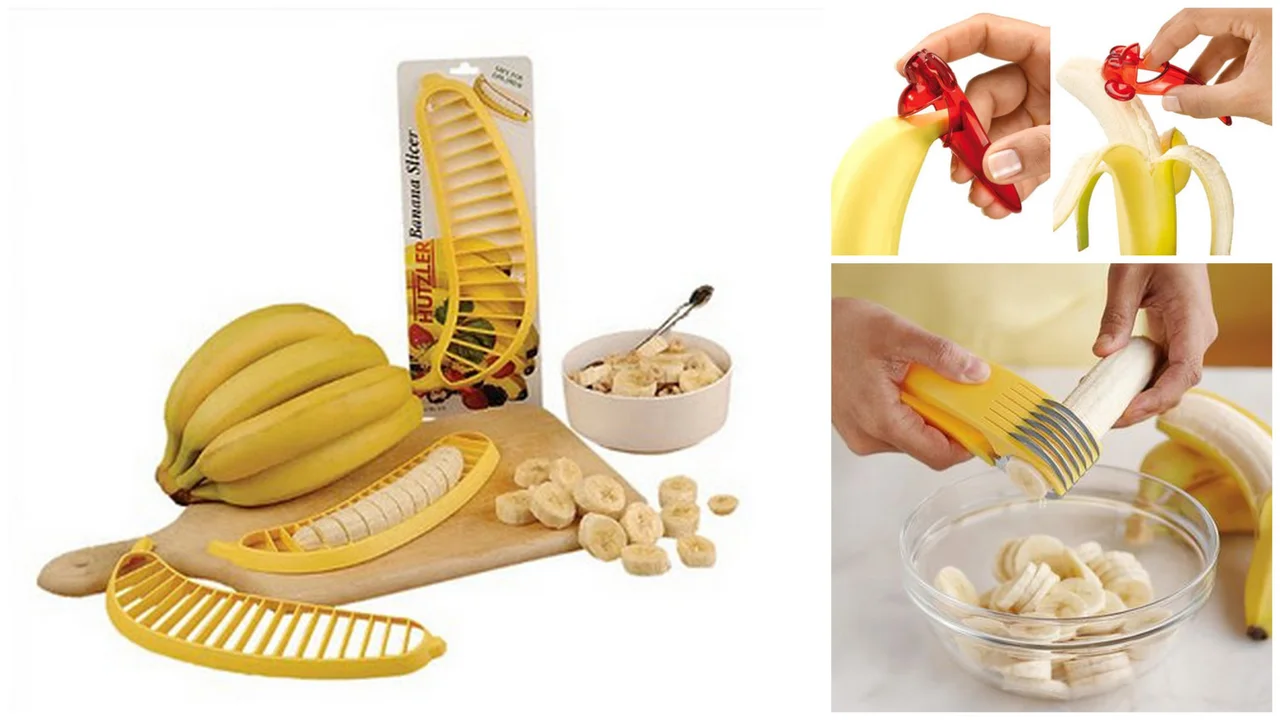 Kuchenny gadżet do krojenia banana