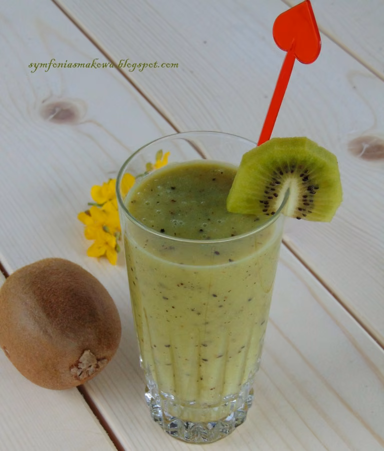 Koktajl z kiwi i banana.