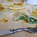Pierogi ze szpinakiem i serem włoskim