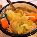 Cock-a-Leekie Soup - szkocka alternatywa dla polskiego rosołu.