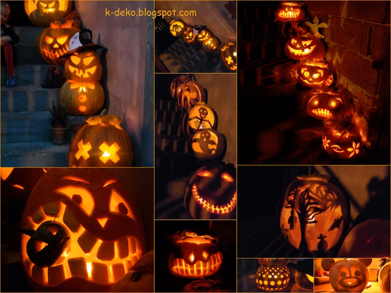 Dynie na Halloween-dużo pomysłów