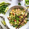 Pad thai ze szparagami i tofu
