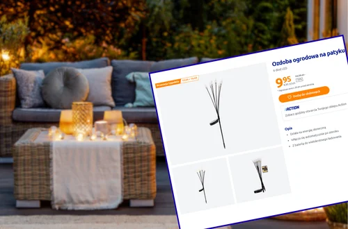 Ta ozdoba LED z Action zrobi bajeczny efekt za 9,95 zł! Wbijesz ją, gdzie chcesz, zero kabli i idealna na każdą pogodę