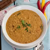 Zupa dahl z pieczoną dynią