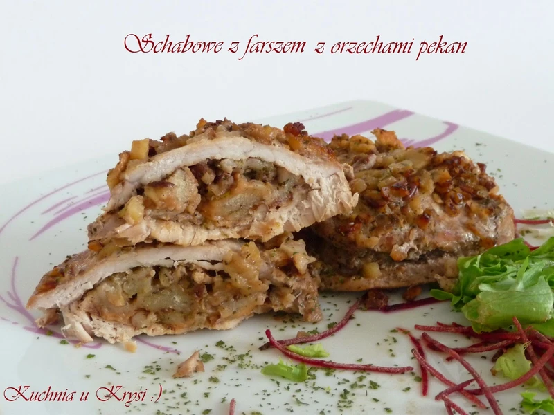 Schabowe z pysznym farszem