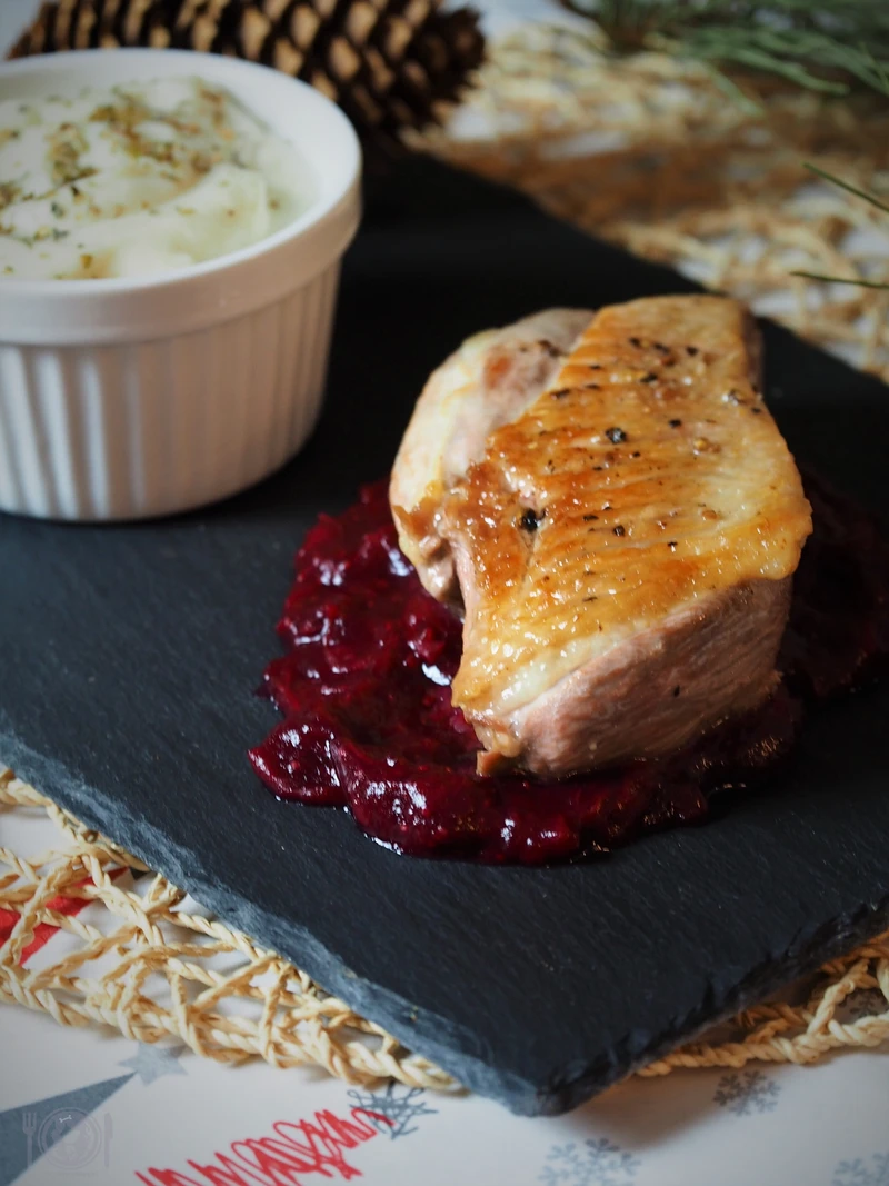 Keto kaczka w żurawinie (Paleo, LowCarb)
