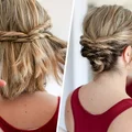 Upięcie na krótkich włosach