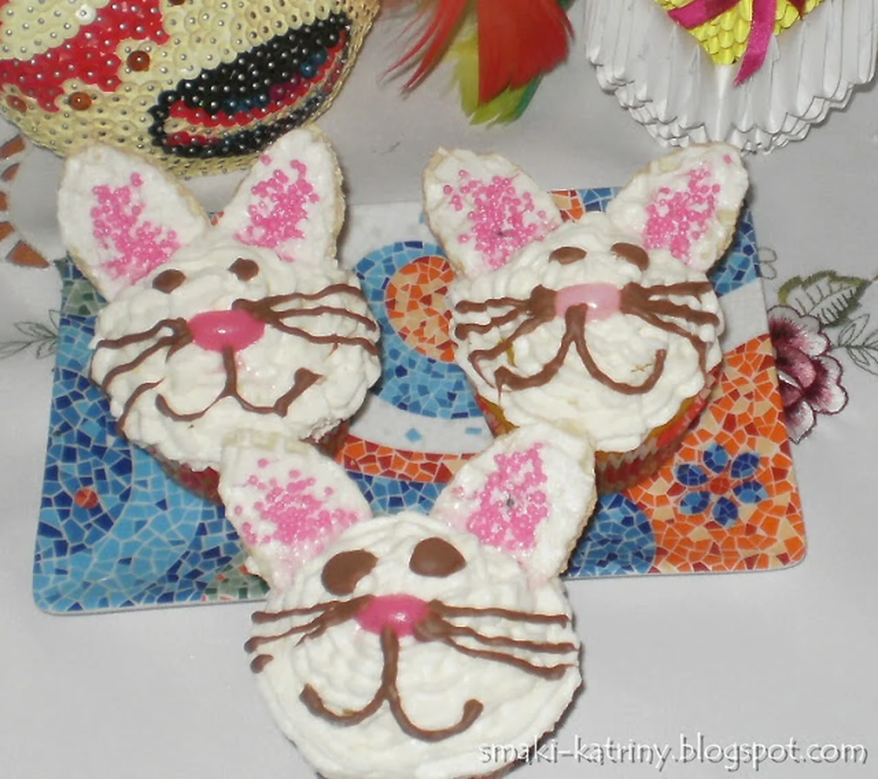 Wielkanocne muffinki-zajączki :-)