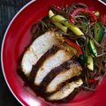 Makaron soba z indykiem