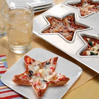 Mini pizze w kształcie gwiazdek