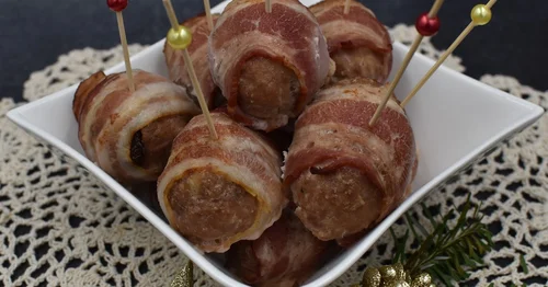 Kotleciki mini mielone ze śliwką