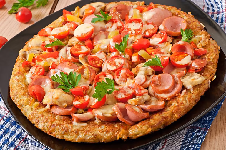 Placek ziemniaczany ALA PIZZA