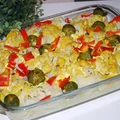 Kalafior zapiekany w sosie curry