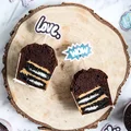 Babeczki z oreo i masłem orzechowym