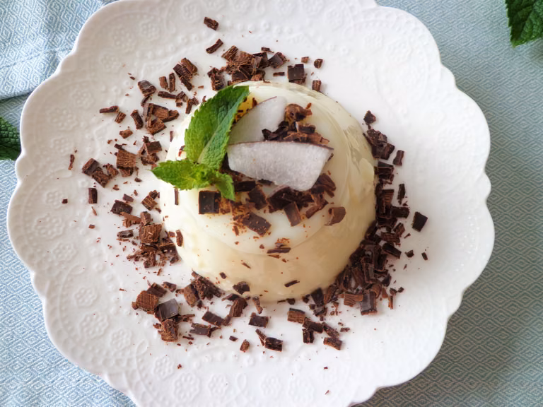 Kokosowa panna cotta