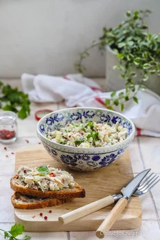 Pasta z wędzonej makreli z pieprzem