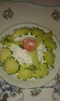 Ogórkowa przystawka z twarogiem