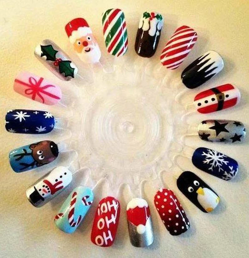 Manicure - świąteczne inspiracje