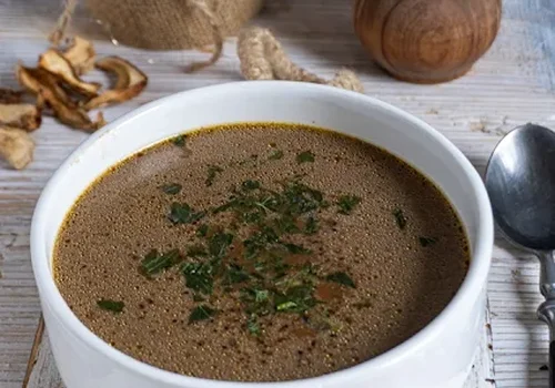 Klasyczna zupa grzybowa - wersja wegetariańska