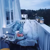Przytulny balkon