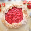 Galette z truskawkami i migdałami