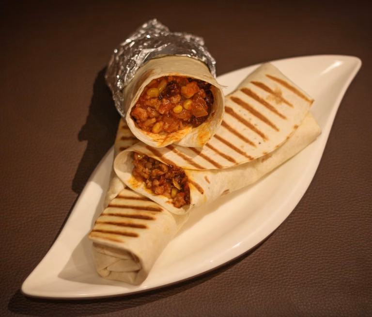 Tortilla z mięsem mielonym, po meksykańsku