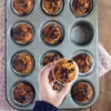 DYNIOWE MUFFINKI Z PŁATKÓW OWSIANYCH Z DODATKIEM CZEKOLADY