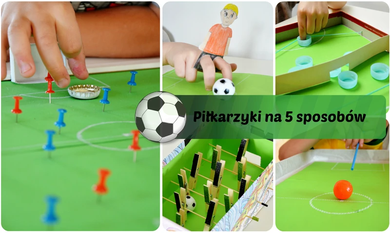 Zróbmy sobie piłkarzyki, czyli nasz własny domowy, kartonowy mundial w pięciu wersjach