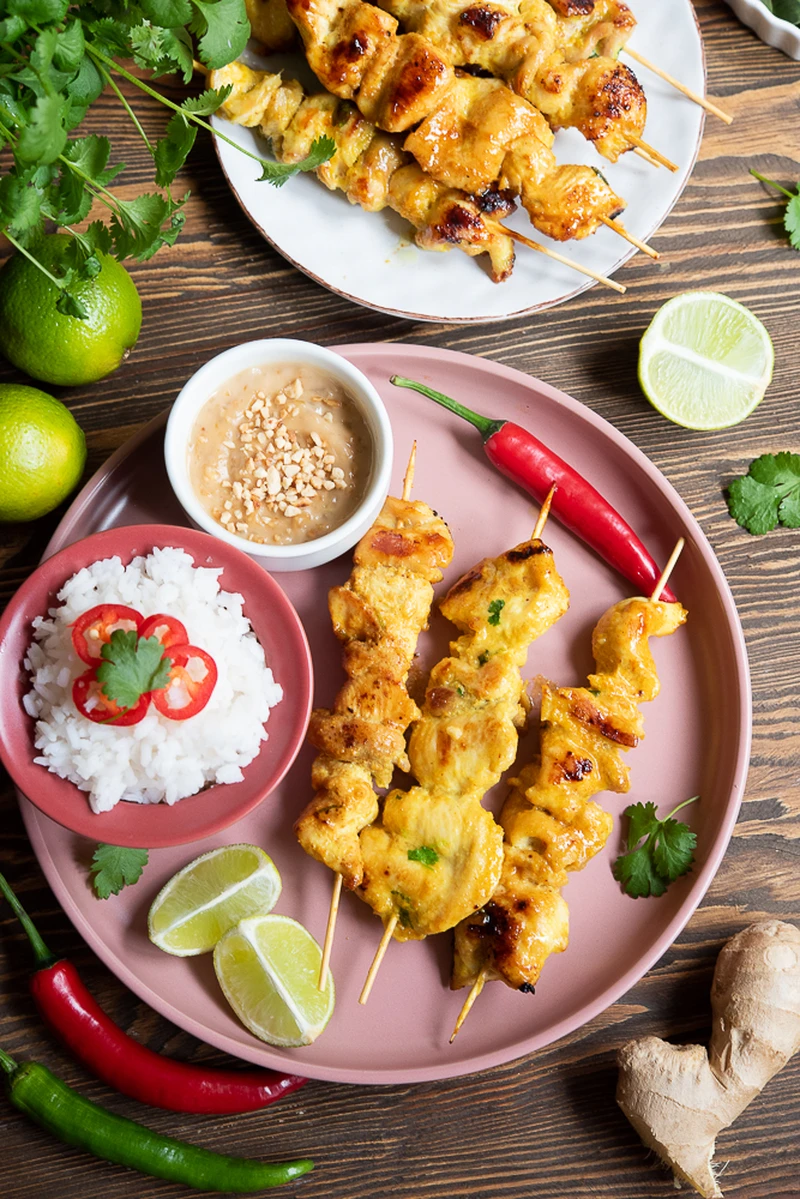 Satay z sosem orzechowym - Przepis od Po Prostu Pycha