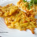 Pieczone placki ziemniaczane z kurczakiem