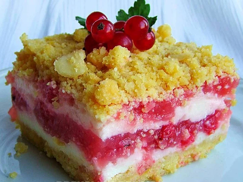 ciasto porzeczkowe - redcurrant cake