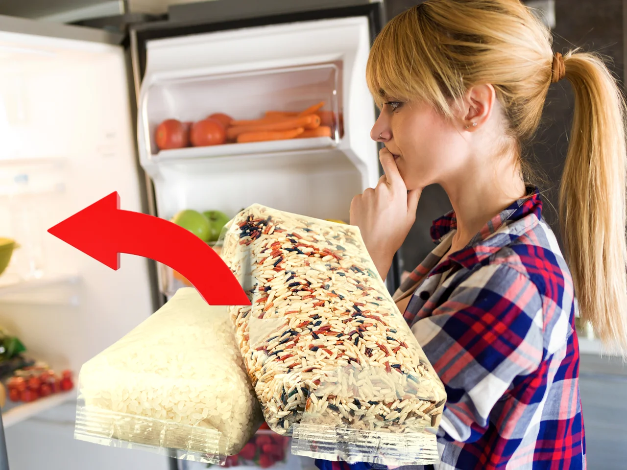 Po co trzymać woreczek ryżu w lodówce?