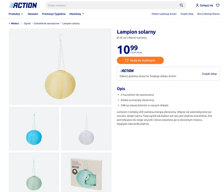 Zdjęcie Ten lampion solarny z Action za 10,99 zł to mały hit balkonowy! Zero kabli, pełen klimat i cena, która nie gryzie! #1