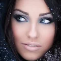 Zimowy makeup