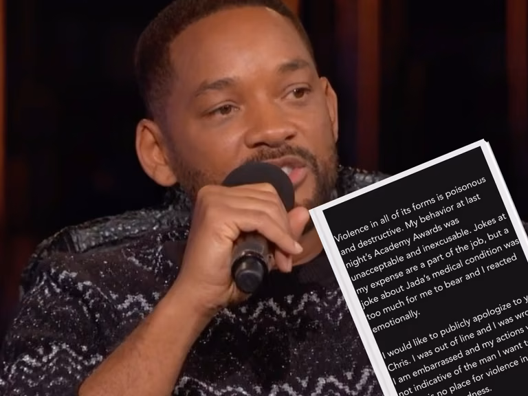 Will Smith przeprasza Chrisa Rocka. Wydał specjalne oświadczenie