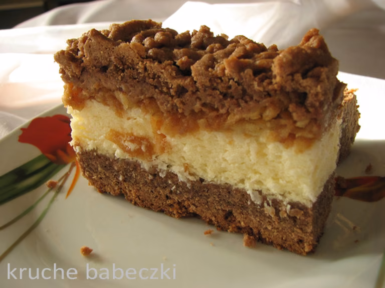 Ciasto kakaowo-kokosowe z jabłkami