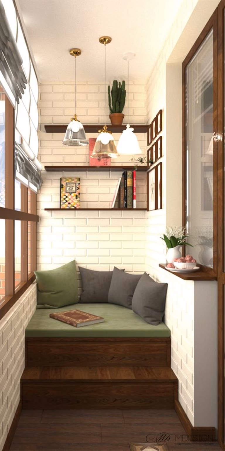 Zabudowany balkon