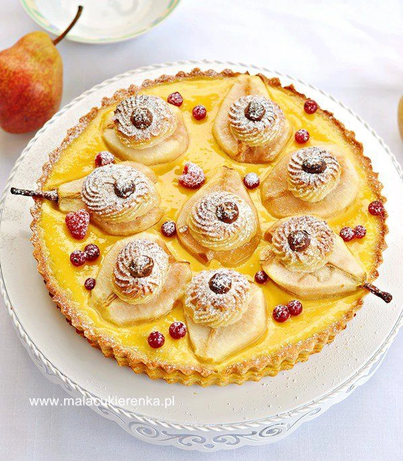 Tarta z gruszkami