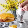 Sernik z brzoskwiniami