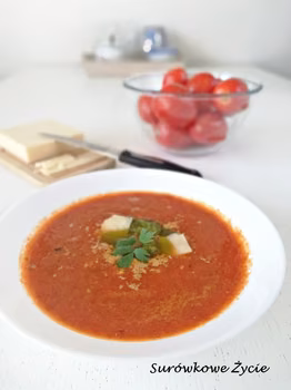 Zupa krem z pieczonych pomidorów