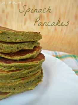 Szpinakowe pancakes