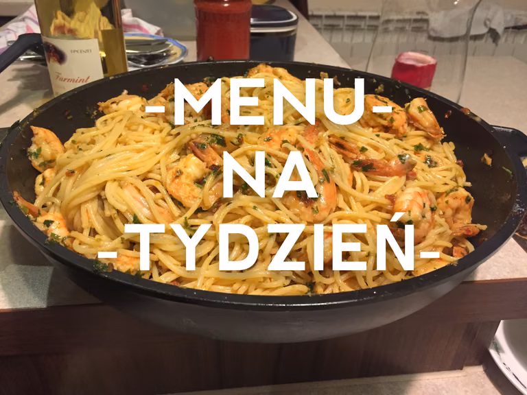 Menu na tydzień - ryby i owoce morza