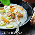 Chowder. Zupa z wędzonym łososiem i ziemniakami