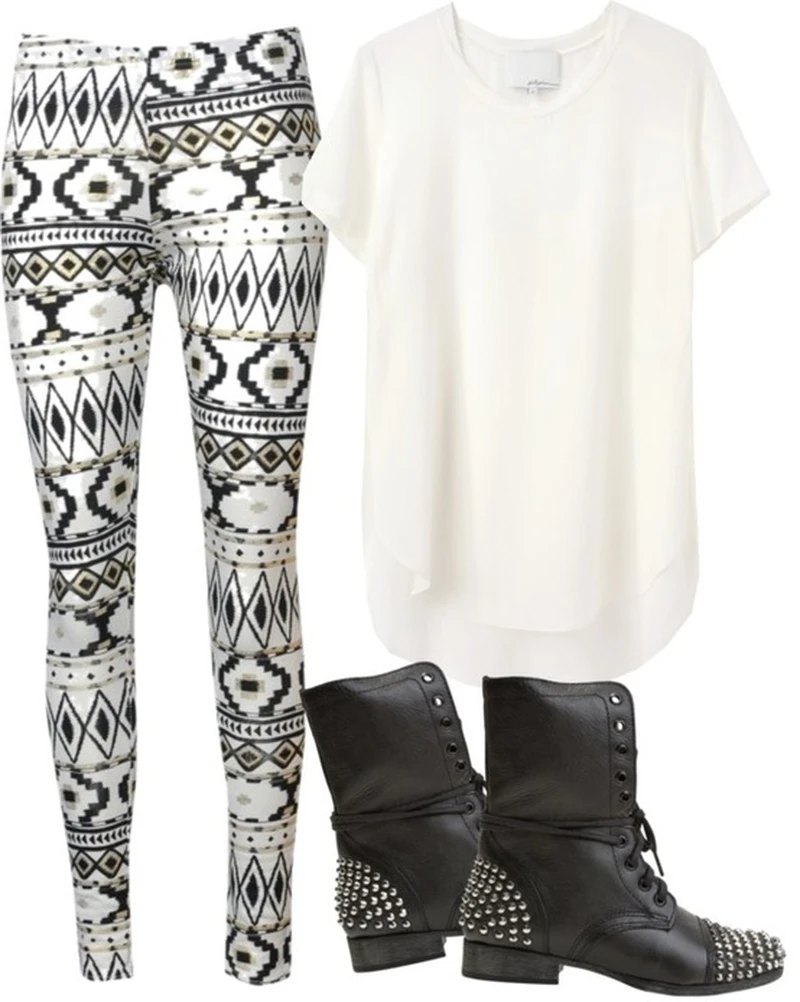 Legginsy we wzory