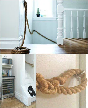 Oryginalny pomysł na zastąpienie zwykłej poręczy