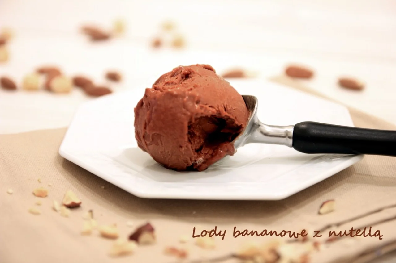 Lody bananowe z nutellą