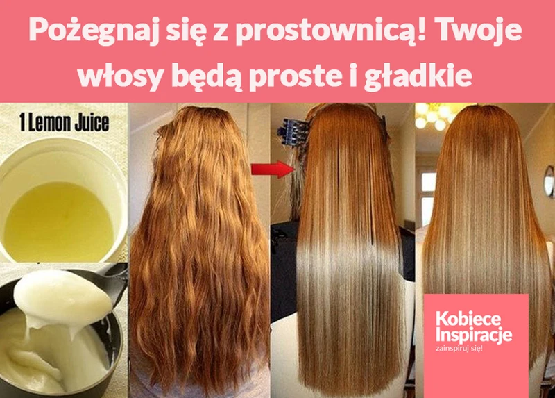 Pożegnaj się z prostownicą! Dzięki tej domowej masce Twoje włosy będą proste i gładkie