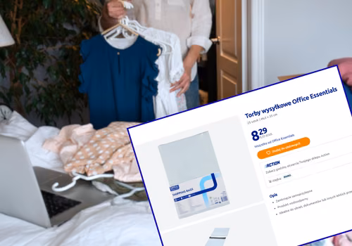 Te torby wysyłkowe z Action za 8 zł to hit! Wodoodporne, z gotową taśmą - kto sprzedaje na Vinted, czy Olx musi je mieć