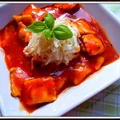 Ravioli  w sosie pomidorowym