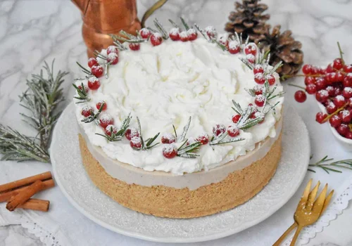 Świąteczny sernik piernikowy na zimno